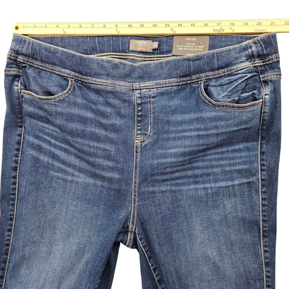 NWT Torrid Jeans Women Size 22 Tall Torrid 3T Lean Soft Comfort Stretch Pull On - Picture 14 of 16